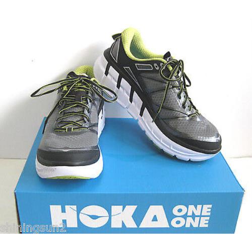 Hoka shoes  - Grey/ Lime 0