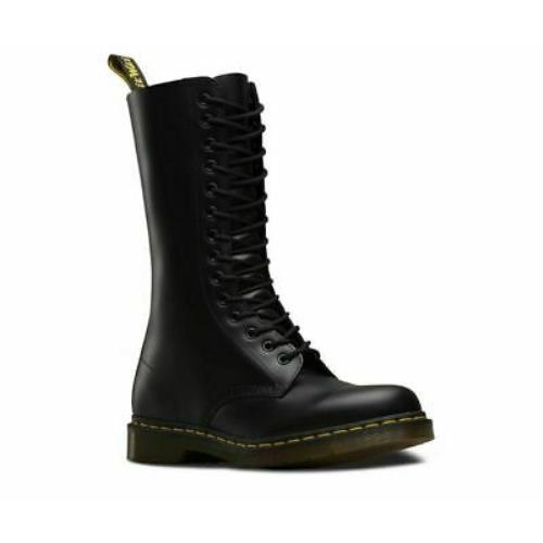 Dr. Martens 1914 Smooth Leather Tall Boots Black 11855001