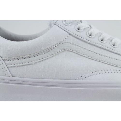 Vans shoes Old Skool - White , True White (Triple White Mono) Full way 6
