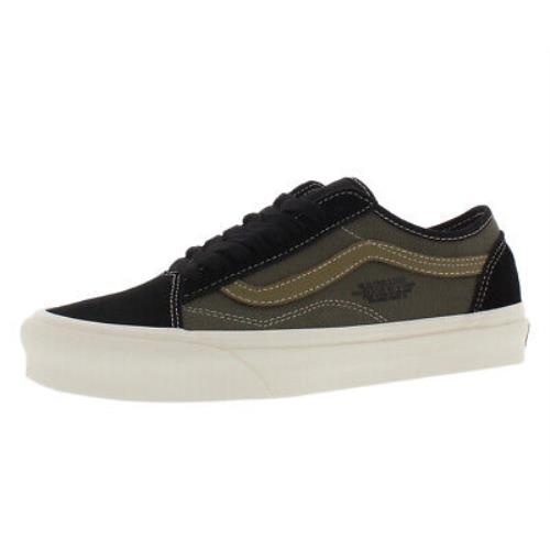 vans old skool olive black