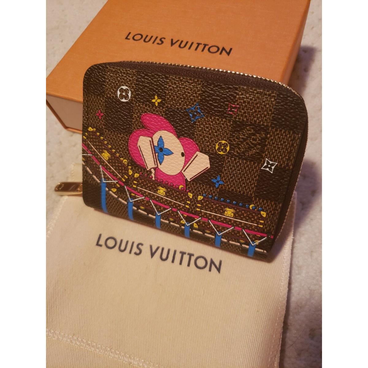 Louis Vuitton Christmas Vivienne Zippy Coin Purse Damier N60404