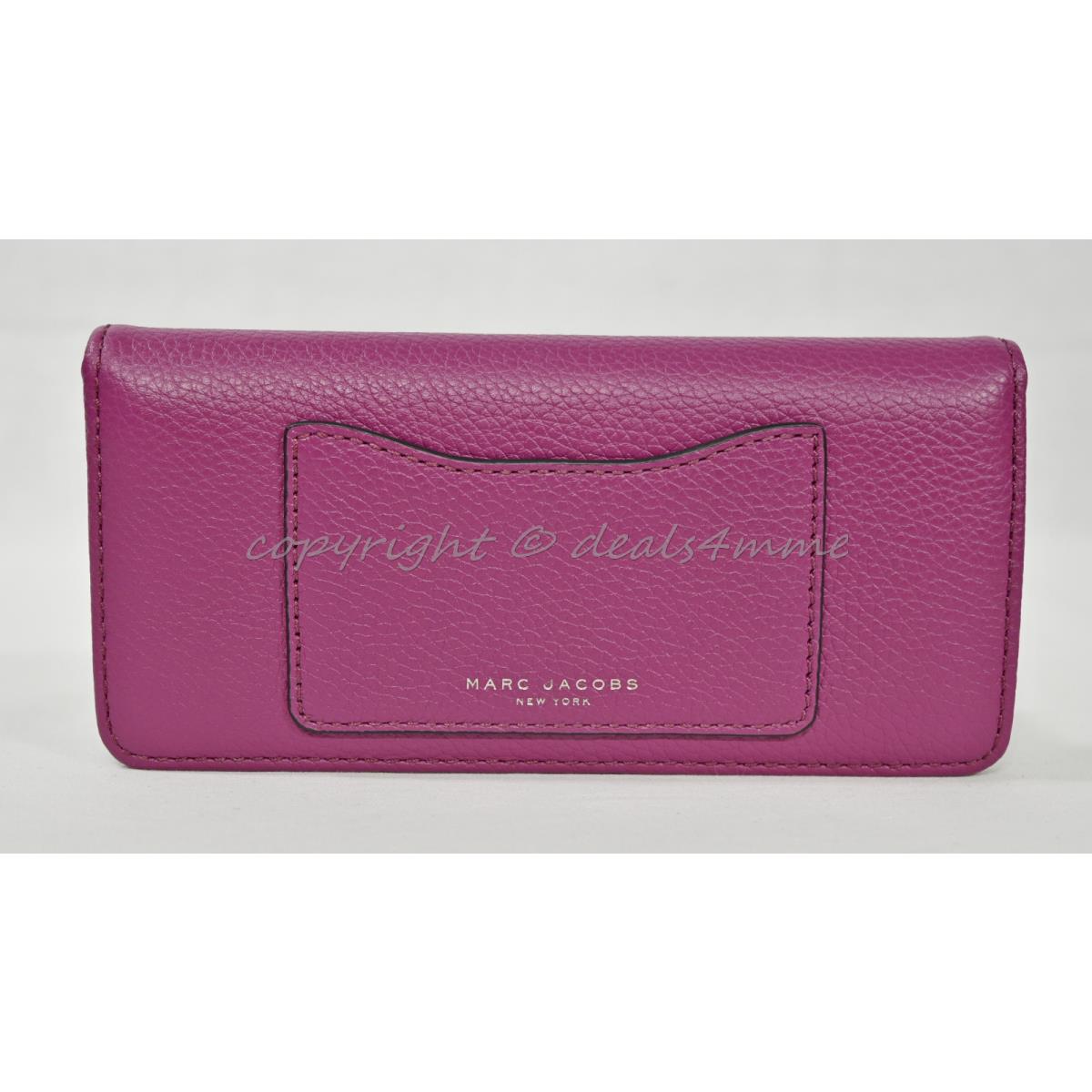 Marc By Marc Jacobs Recruit Small Bauletto Satchel Wallets in Wild Berry M0008170 Recruit Open Face Wallet - Wild Berry