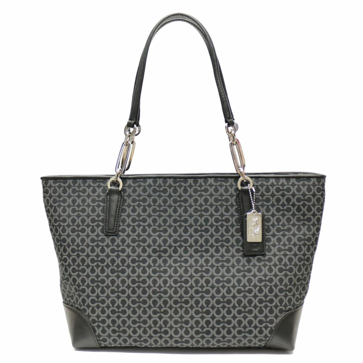 Coach Crossgrain Leather City Zip Tote F58846 F294887 F57522 F38161 F37785 Op art needlepoint Black