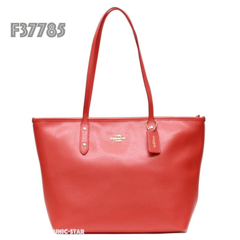 Coach Crossgrain Leather City Zip Tote F58846 F294887 F57522 F38161 F37785 Water Melon