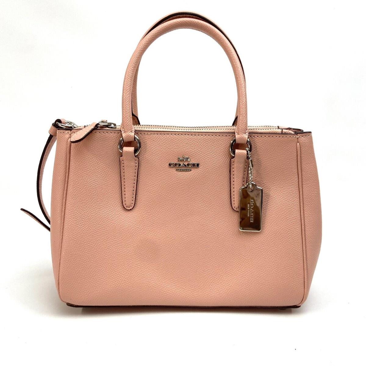 Coach Crossgrain Leather Signature Christie Carryall SV/ Petal