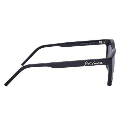 Saint Laurent SL 318 001 Black/black Men`s Square Sunglasses