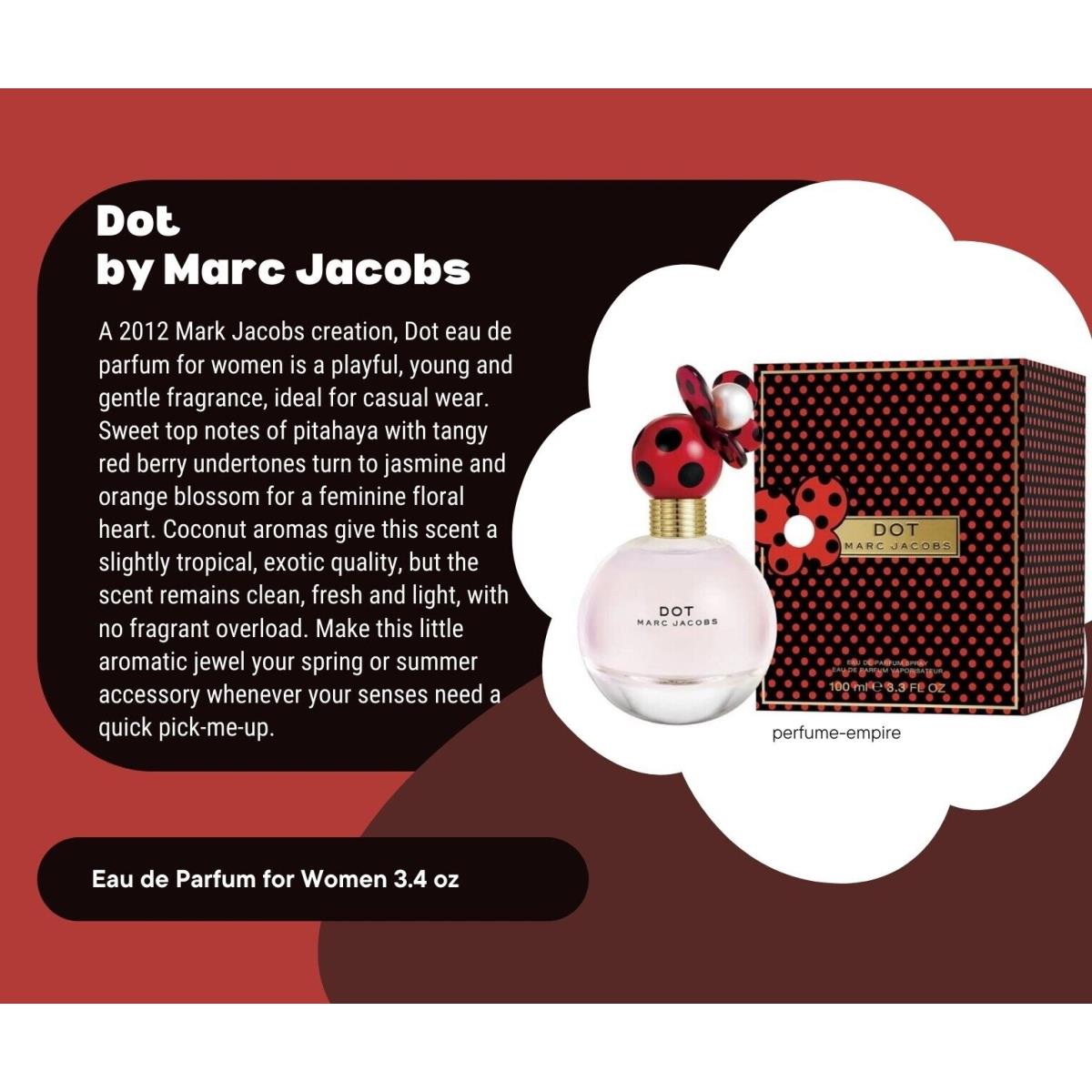 Dot by Marc Jacobs Perfume For Women Edp 3.3 / 3.4 oz