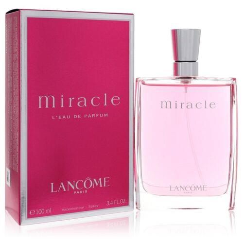 Miracle Eau De Parfum Spray By Lancome 3.4oz For Women