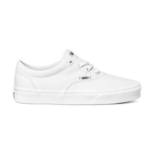 Vans Doheny VN0A3MVZW42 Women`s White Canvas Skate Shoes Size US 11