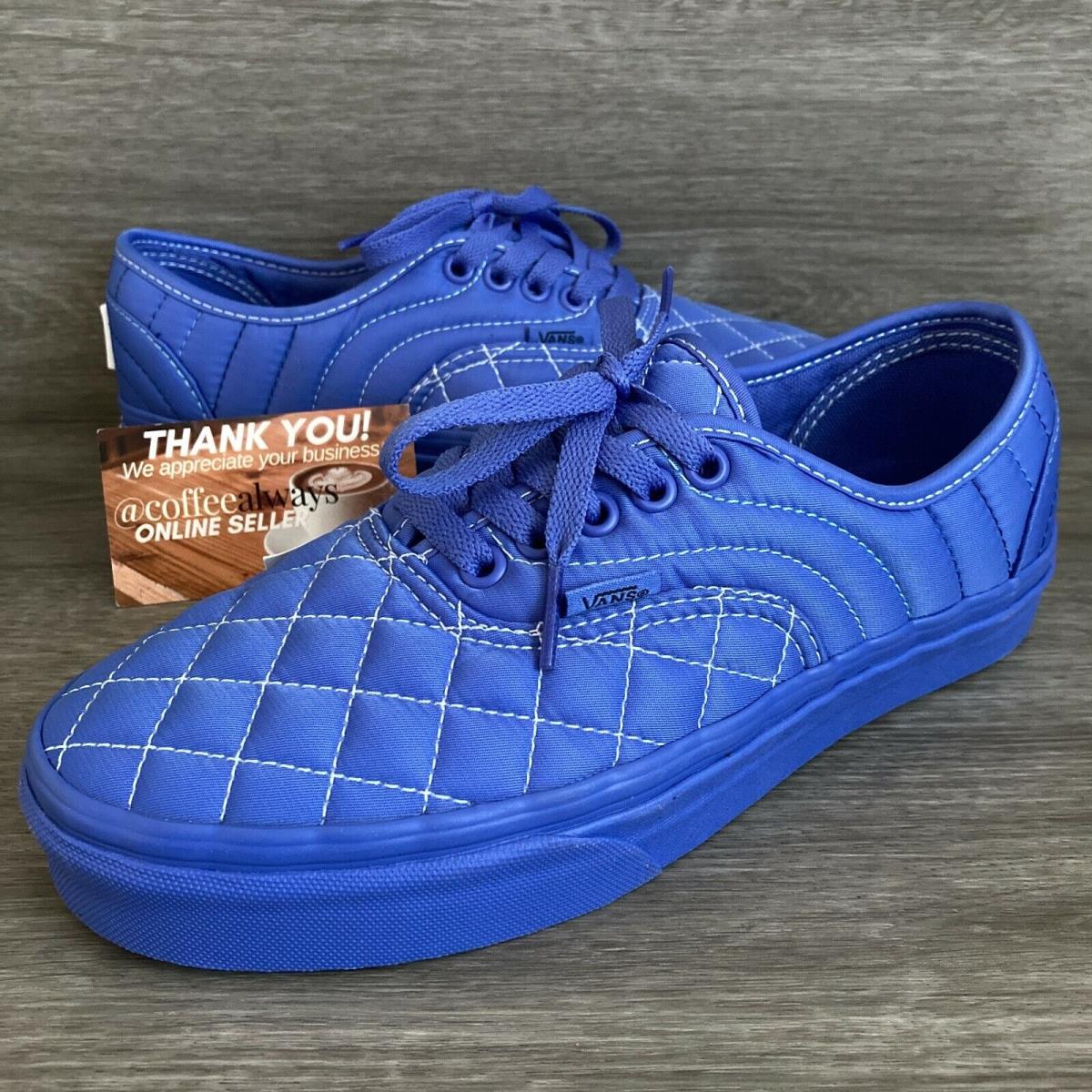 Vans shoes Authentic Quilted - Blue 1