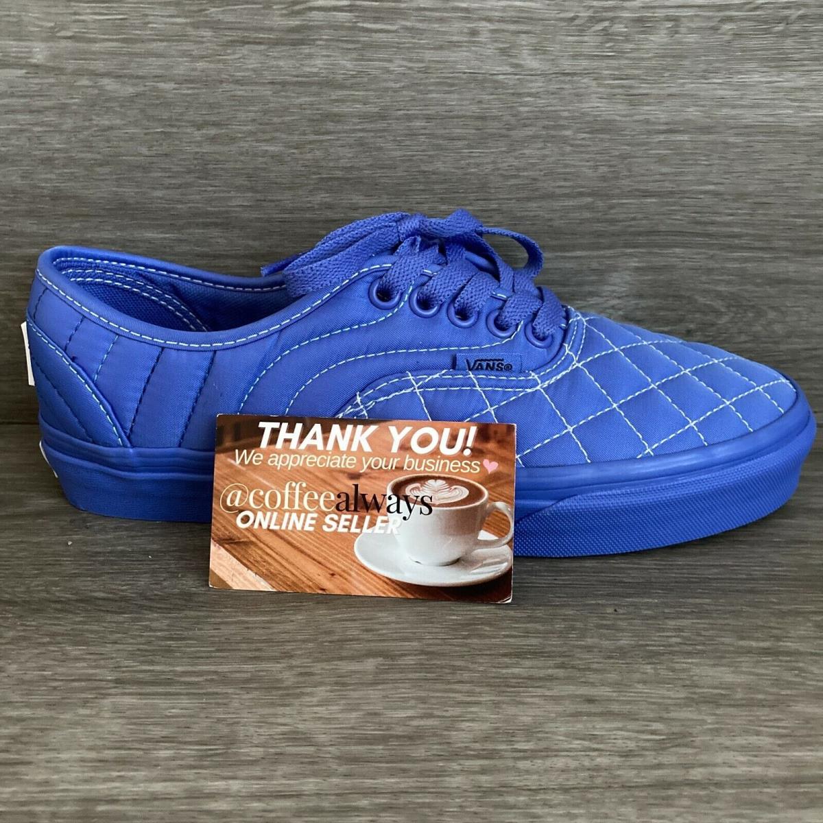 Vans shoes Authentic Quilted - Blue 2