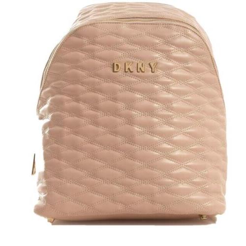 Dkny Rose Pink Allure Quilted Backpack 14
