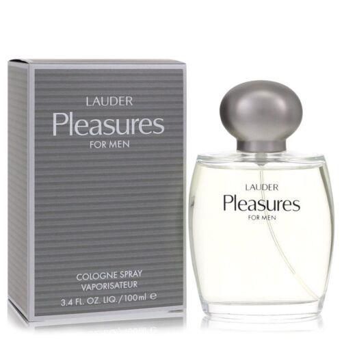 Pleasures Cologne Spray By Estee Lauder 3.4oz For Men