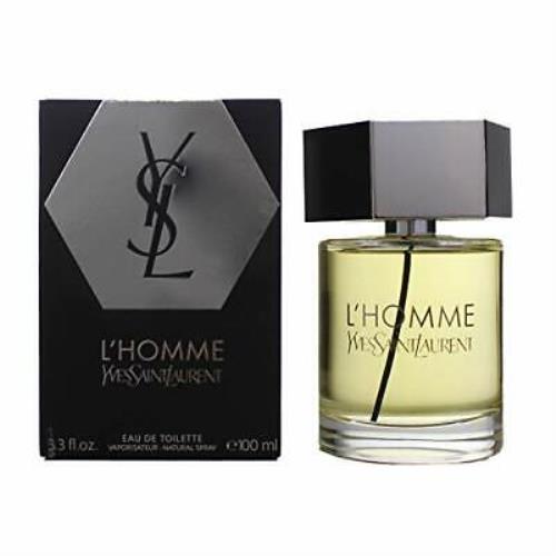 L`homme by Yves Saint Laurent Eau De Toilette Spray 3.4 oz For Men