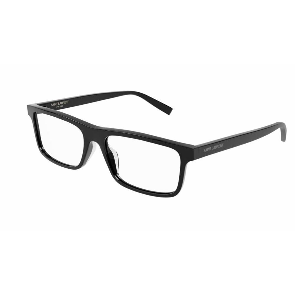 Saint Laurent SL 483 004 Black Rectangle Men Eyeglasses