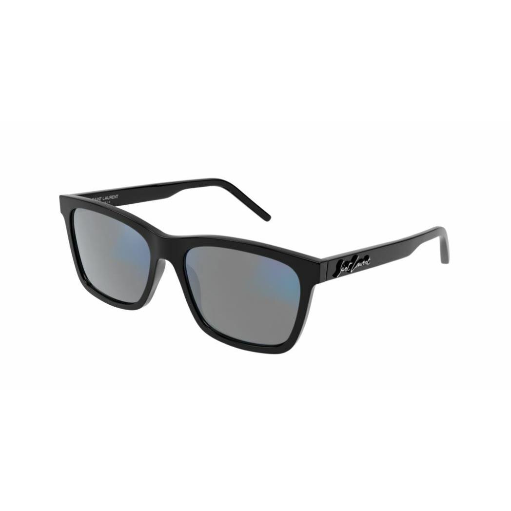 Saint Laurent SL 318 007 Grey/black Square Unisex Sunglasses