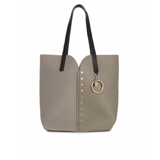 See By Chloe Gaia Leather Suede Carry-all Tote in Motty Gray Dust Bag