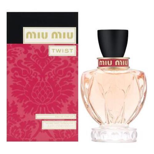 Miu Miu Twist Eau De Parfum Spray 3.4 Oz