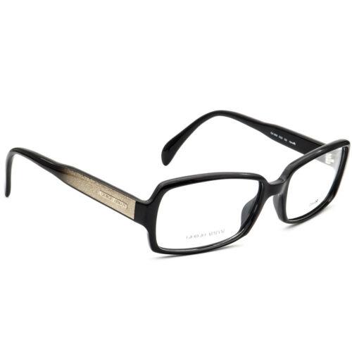 Giorgio Armani Eyeglasses GA 868 D28 Glossy Black/glitter Frame Italy 53 16 135