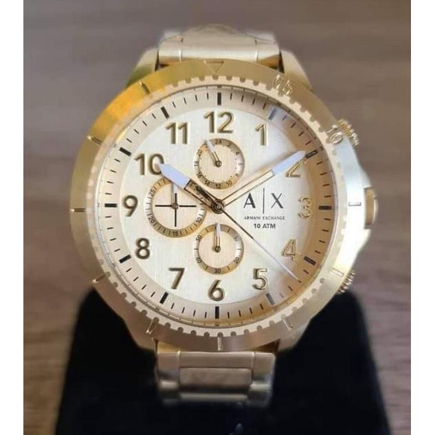 Armani Exchange Men`s Multifunction Gold-tone Stainless Steel Watch AX1752