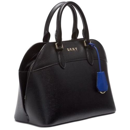 Dkny Bobi Leather Satchel IN Black