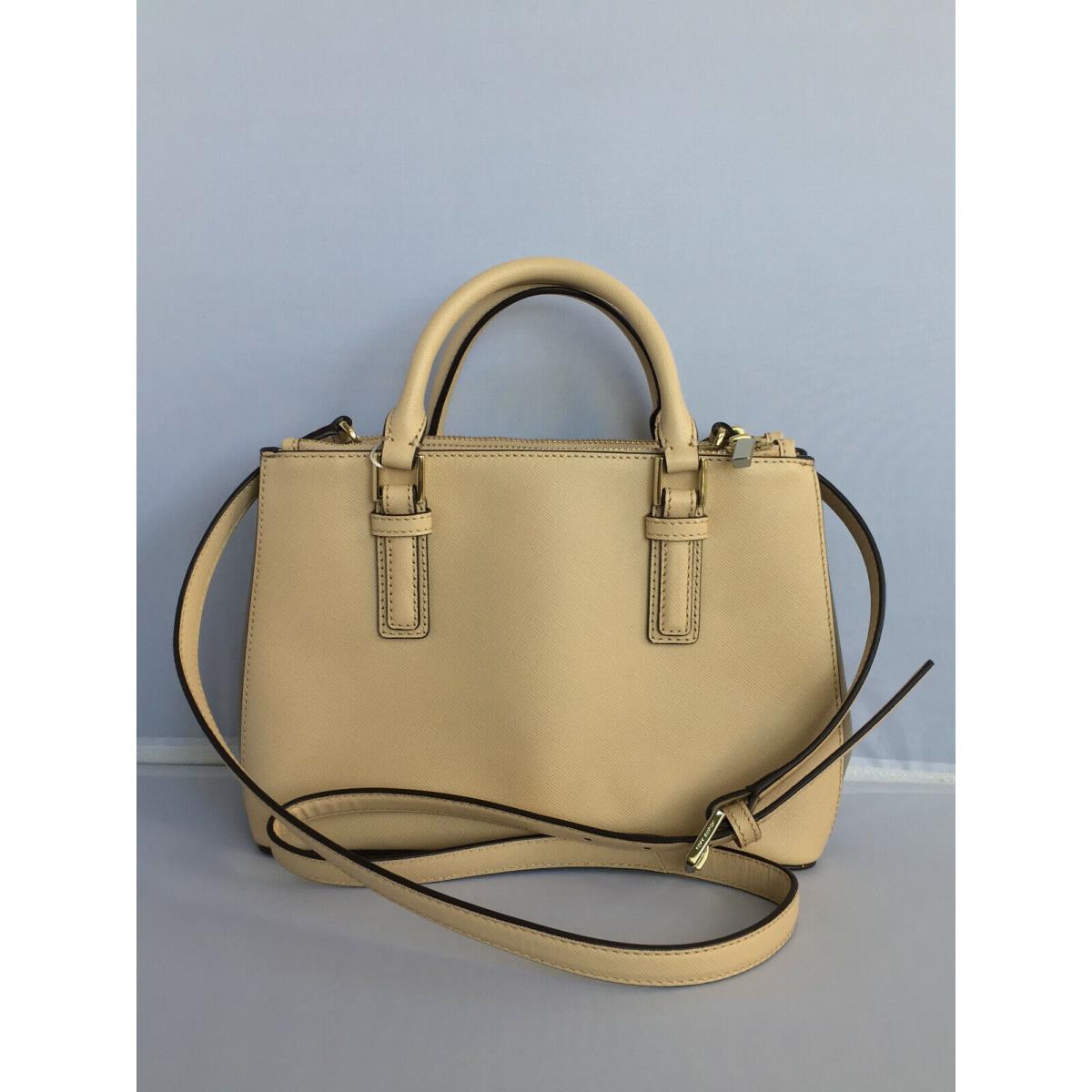 Tory Burch Robinson Color-block Micro Double-zip Tote -toasted Wheat/french  Gray - Tory Burch bag - 888736499639 | Fash Brands