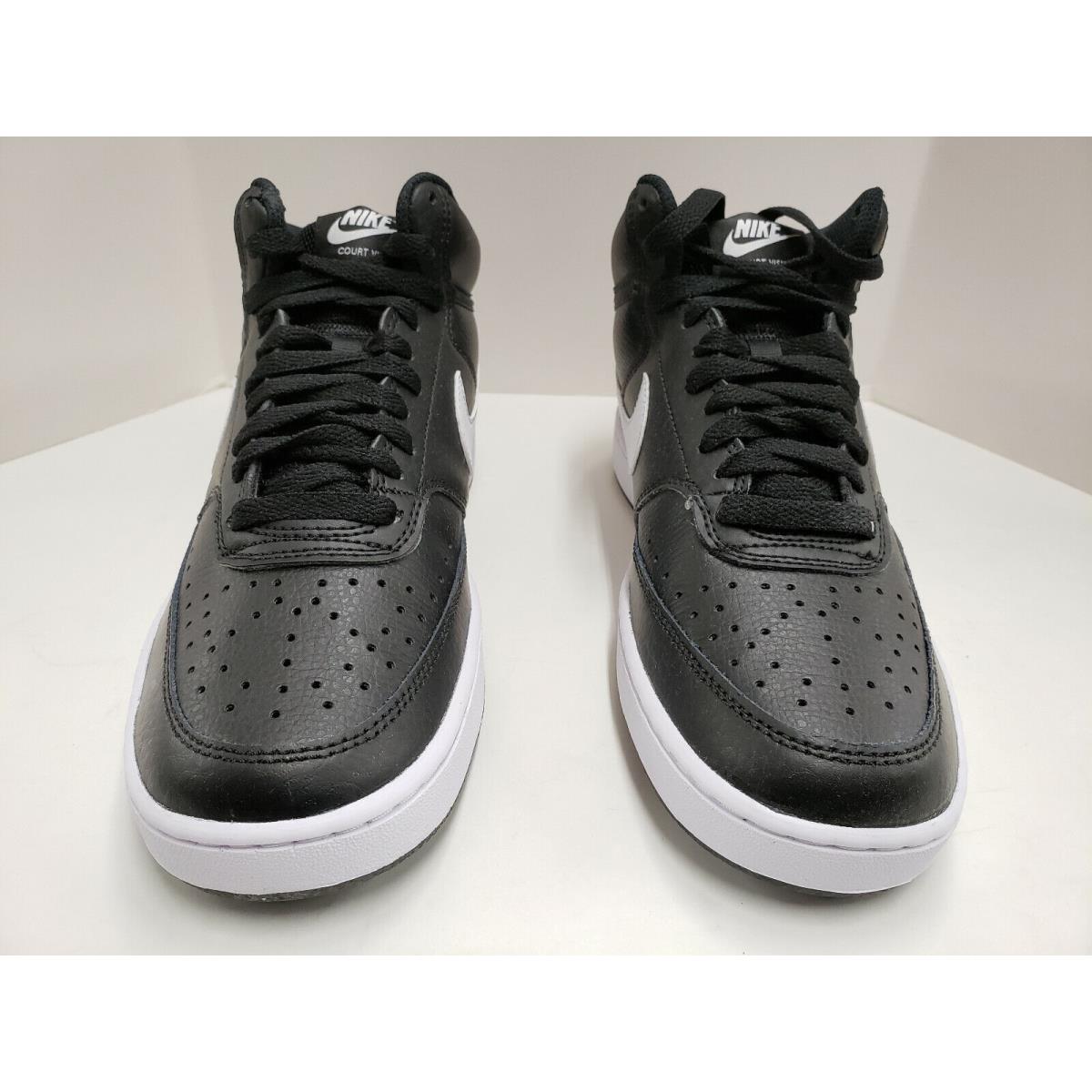 Mens Nike Court Vision Mid Basketball Sneakers Black White CD5466 001 883212743220 - Nike shoes Court Vision Mid - Black , Manufacturer | SporTipTop