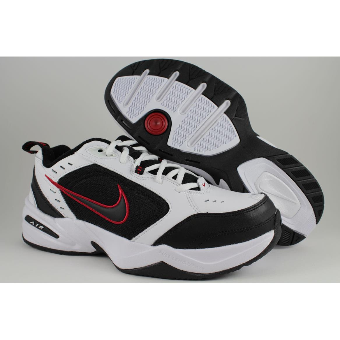Nike Air Monarch IV 4 Extra Wide 4E Eeee White/black/red Cross Trainer Men Sizes
