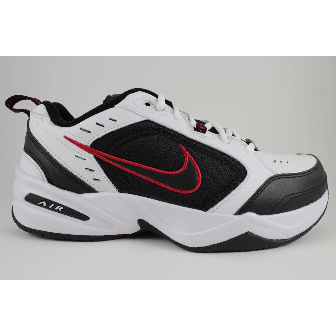 Nike shoes Air Monarch - Whites , White/Black-Varsity Red Full way 0