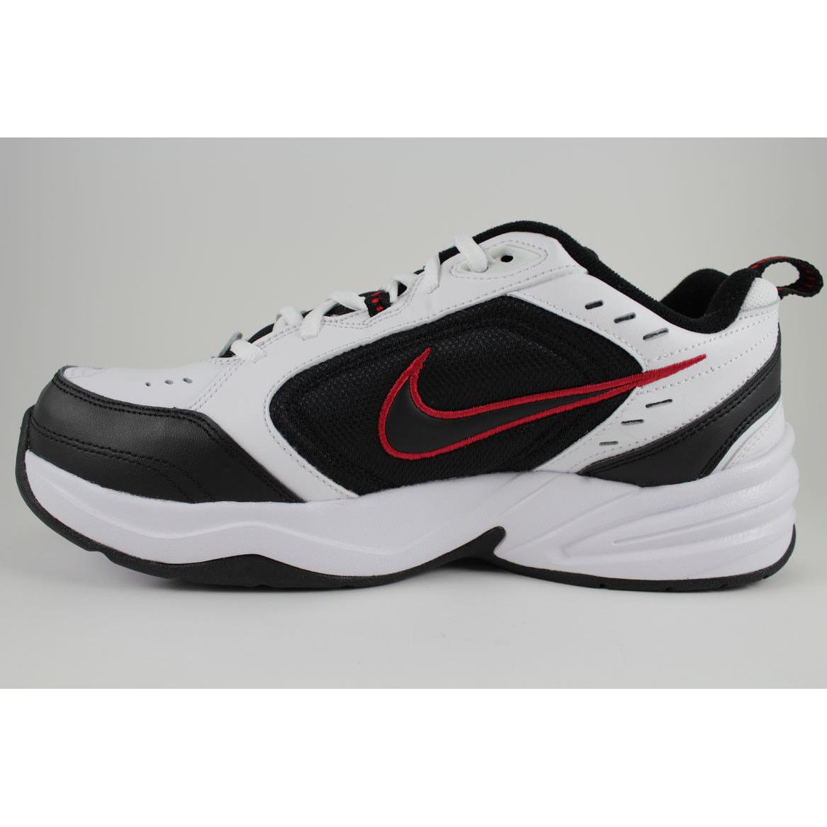 Nike shoes Air Monarch - Whites , White/Black-Varsity Red Full way 2