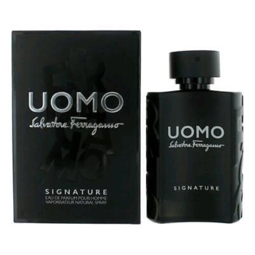 Salvatore Ferragamo Uomo Signature Cologne 3.4 oz Eau De Parfum Men Spray