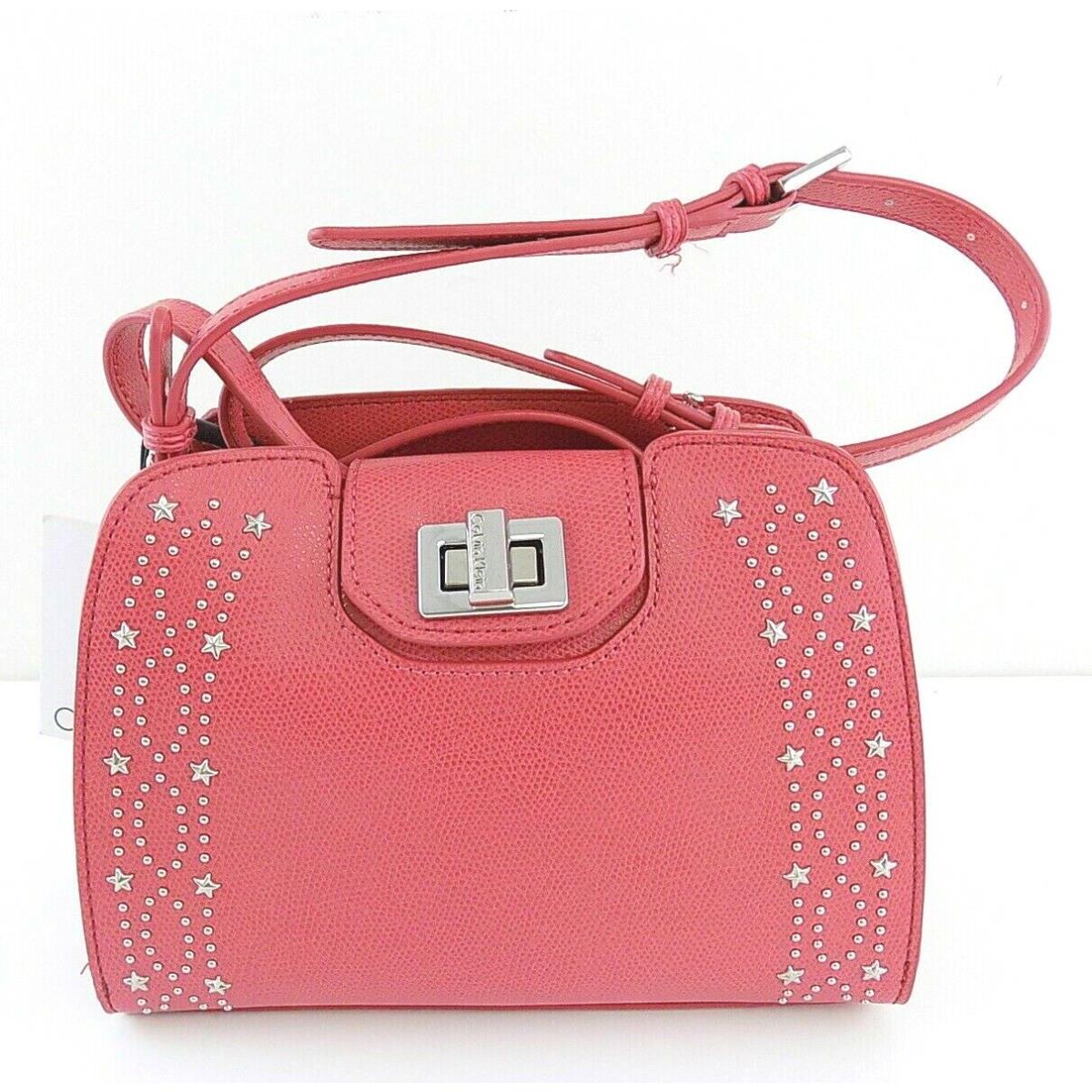 Calvin Klein Clementine Rose Quartz Crossbody Star Studded Turn Lock