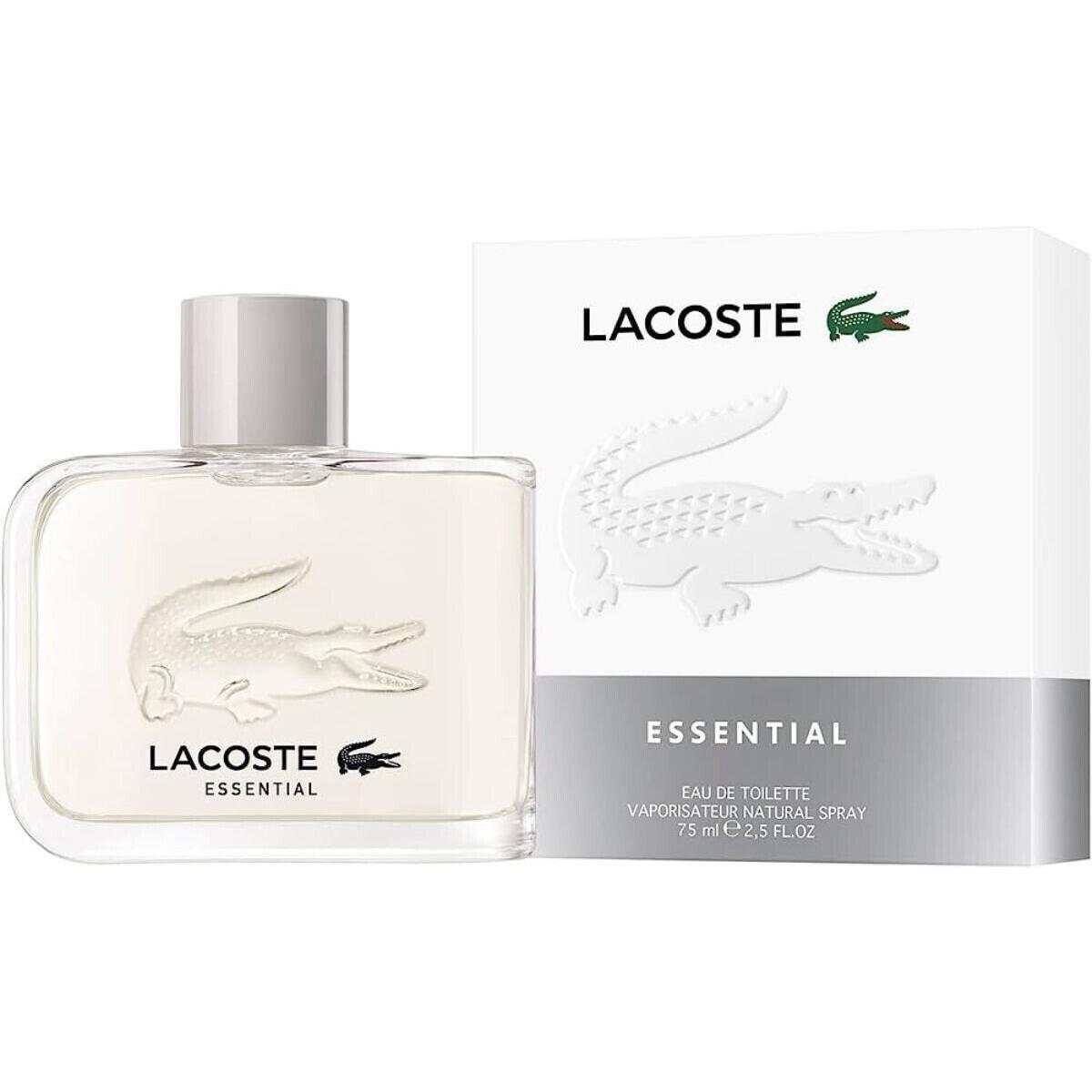 Lacoste Essential Cologne 2.5 oz./75ml Edt Men Spray Packaging