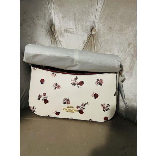 Coach Jes Baguette With Ladybug Floral Print