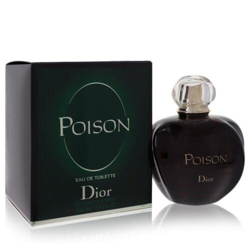 Poison Eau De Toilette Spray By Christian Dior 3.4oz For Women