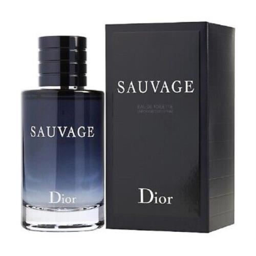 Christian Dior Sauvage Black For Men Cologne 3.4 oz 100 ml Edt Spray