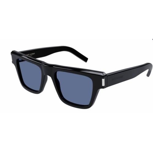 Saint Laurent SL 469-005 Black/blue Rectangular Man Sunglasses
