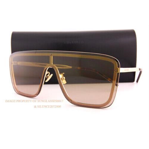 Saint Laurent Sunglasses SL 364 MASK-007 Gold/green Gradient Unisex