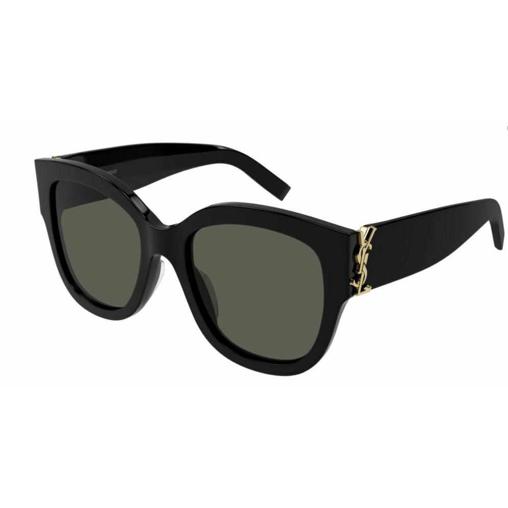 Saint Laurent SL M95/F-001 Black/grey Oversize Square Women Sunglasses