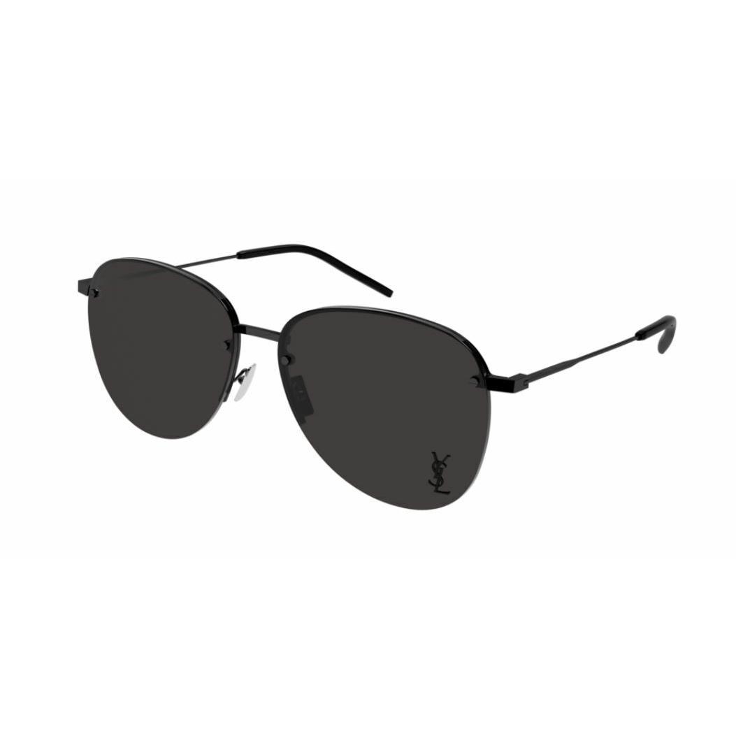 Saint Laurent SL 328/K M 001 Black Semi-rimless Unisex Sunglasses