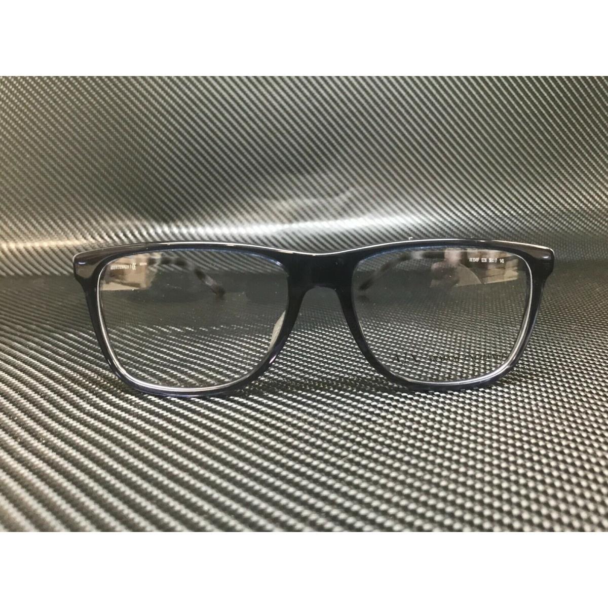 Armani Exchange AX3048F 8238 Blue Pillow 56 mm Men`s Eyeglasses