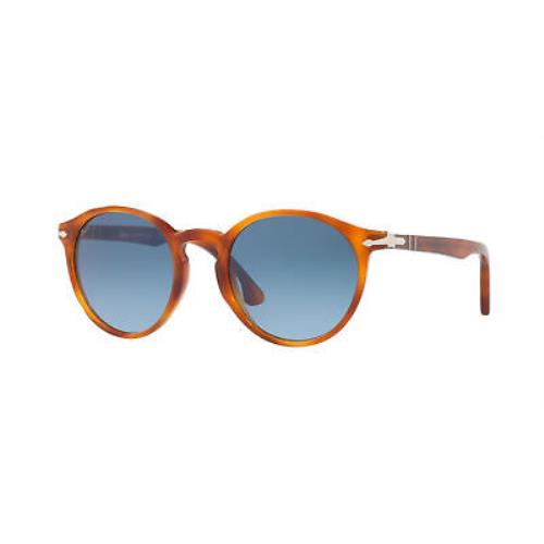 Persol PO3171S 96 Q8 Terra Di Siena Azure Gradient Blue 49 mm Men`s Sunglasses