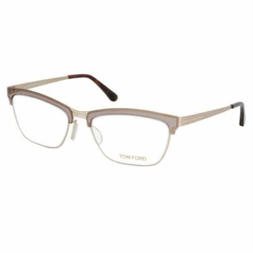 Tom Ford FT5392 050-dark Brown/other 54-18-135mm Rectangle Eyeglasses