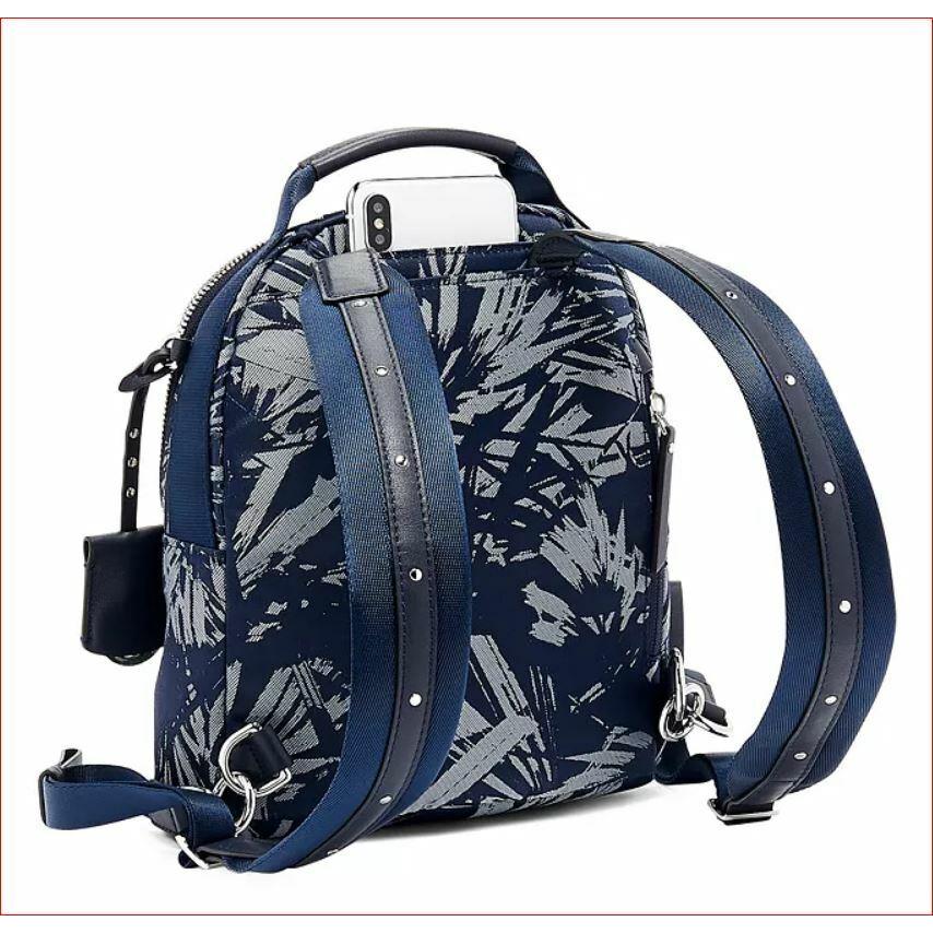 Tumi Voyageur Witney Blue Palm Print Backpack