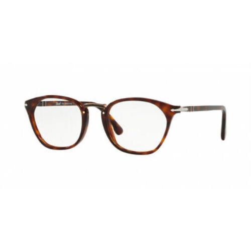 Persol PO3209V Semi Metal/plastic Eyeglasses 24 Havana Havana