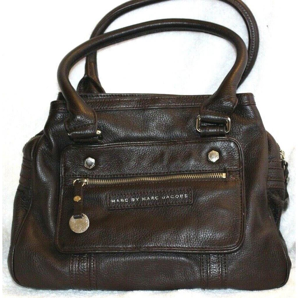 Marc Jacobs Brown Leather 3-Compartment Handbag