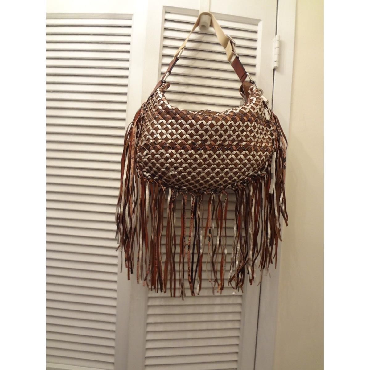 Marc Jacobs Handbag with Fringe Brown Tones From Italy