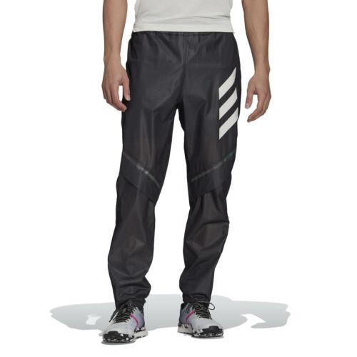 Adidas Men`s Terrex Agravic Trail Running Rain Pants Waterproof Black X-large