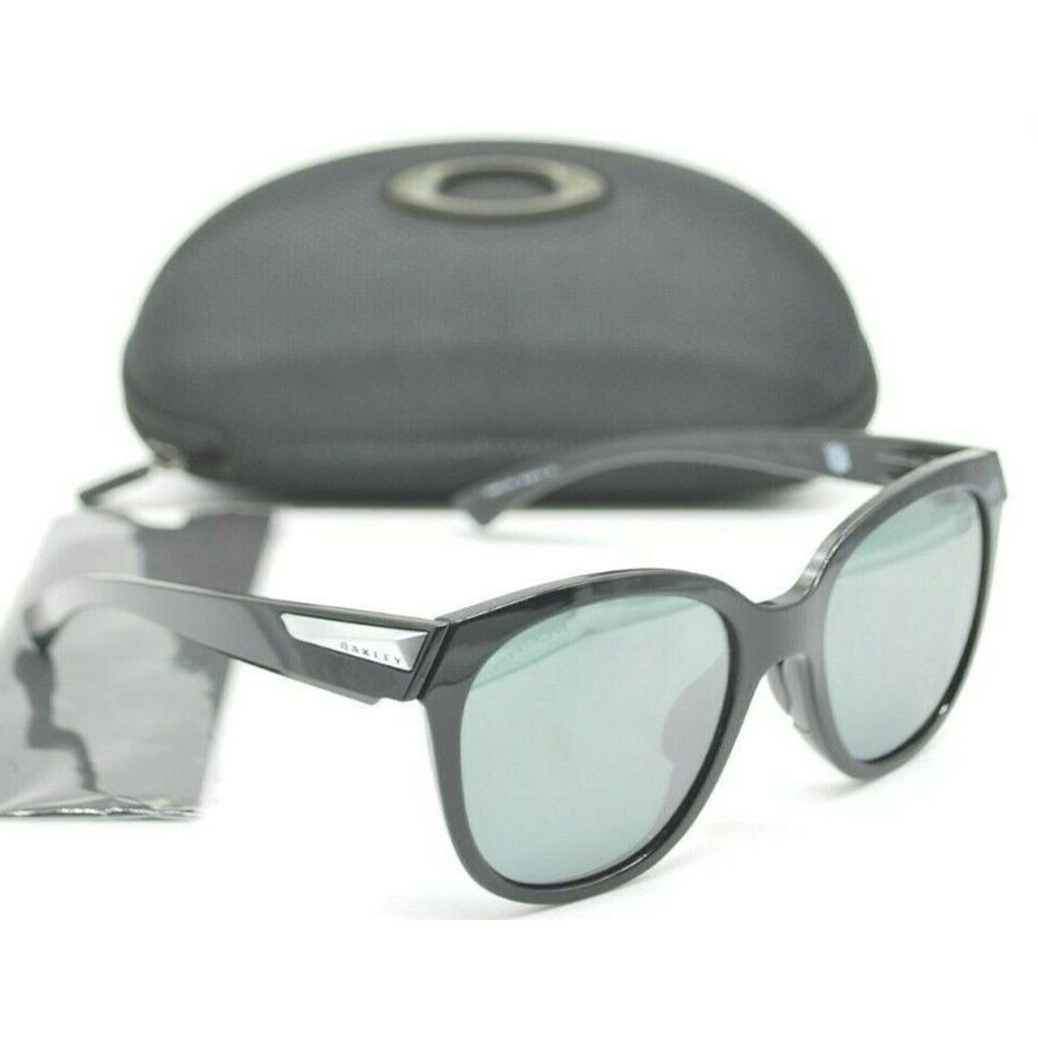 Oakley Nfl Giants Low Key OO9433-1354 Black/prizm Grey Mirrored Sunglasses 54-19 - Frame: POLISHED BLACK, Lens: PRIZM GREY