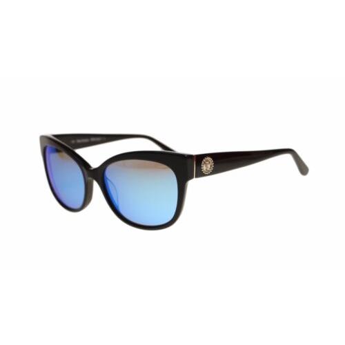 Juicy Couture Women`s Sunglasses 577 807 Black/gray Blue Green Lens Cat Eye 57mm